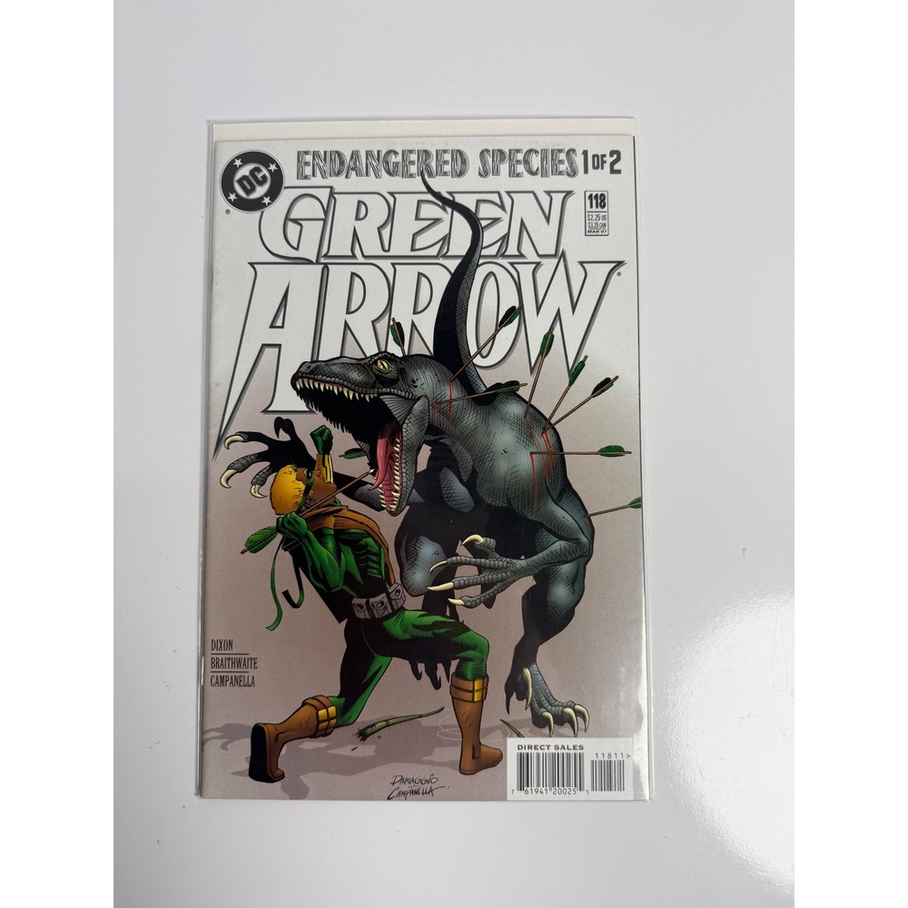 Green Arrow 118 DC Comics 1997 Endangered Species Part 1 Connor Hawke Damaggio